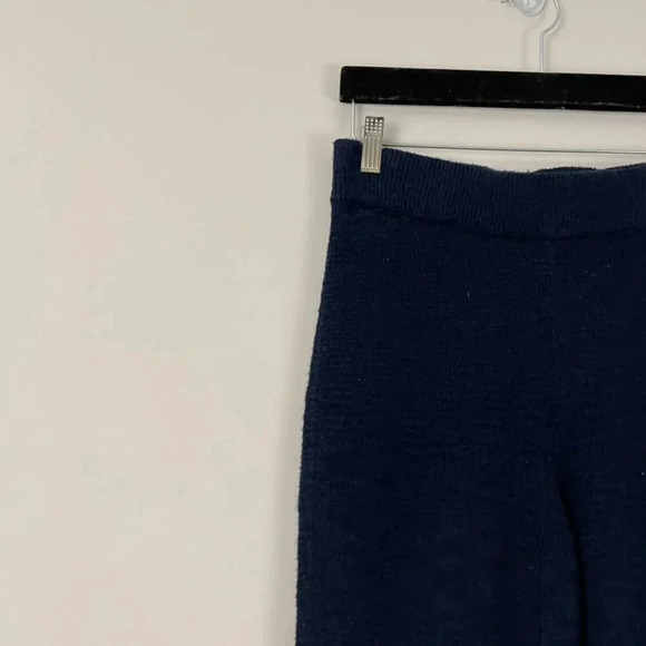 Madewell Navy Blue Birchmoor Sweater Knit Pants Size Medium - Picture 5 of 7